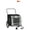 Black and gray, variant on vidaXL Pet Bike Trailer Bicycle Cargo Dog Stroller Oxford Fabric and Iron