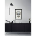 thumbnail image 6 of Parvez Taj "Yellow Kaleidoscope Butterfly Skull" Framed Painting Print, 6 of 6
