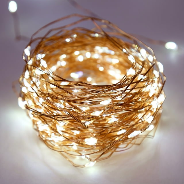 leyfeng Luces solares de cadena LED Luces estrelladas Fiesta al aire libre Lámpara decorativa 8 modos para foto Inicio