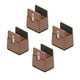 thumbnail image 4 of Paquete de 4 elevadores de patas de silla que soportan 600 con abrazadera de tornillo de diámetro de 0,39 a 1,57 pulgadas. 5 cm Marrón 10-37 mm Zulema elevadores de piernas, 4 of 8
