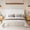 Beige, variant on Queen Size Upholstered Platform Bed with Wingback Headboard, Low Profile Linen Bed Frame for Bedroom, No Box Spring Needed, Beige