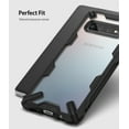 thumbnail image 7 of Ringke Fusion-X Case Compatible with Samsung Galaxy S10 Plus, Transparent Hard Back Shockproof Advanced Bumper Cover - Black, 7 of 7