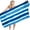 Dark Blue, variant on PHIGZNT Oversized Beach Towel Set Extra Large Big XL Pool Camping Swim Towels 30x60 Soft Blanket Cruise Essentials Accessories Must Haves Vacation Necessities Adult Gifts Stripe Boho Blue