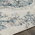 thumbnail image 5 of Surya Floransa FSA-2336 108 x 147" Rectangle Fabric Rug in Cream/Gray/Light Blue, 5 of 7