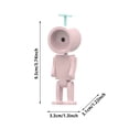 thumbnail image 3 of Outdor Robot Night Light LED Desk Lamp With Batteries Cute Movable Figure Phone Stand Bedside & Reading Book Light Decorative Lighting, 3 of 6