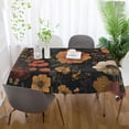 thumbnail image 5 of Yayeee Tablecloths for Rectangular Tables 60 x 120 inch Party Table Cover, Dark Floral Pattern, 5 of 6