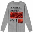 thumbnail image 2 of Harry Potter Chaser Beater Keeper Seeker Long Sleeve Athletic Heather Graphic Tee- XL, 2 of 4