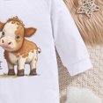 thumbnail image 5 of CAUYDY Newborn Gift for Baby Boy 0-3M 6-9M 12-18M Preemie Girl Clothing Infant Long Sleeve Loungewear Fall Winter Bodysuit Romper Sizes 3-6 Months,White, 5 of 6
