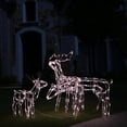 thumbnail image 6 of Benjara Meyi 3pc Outdoor Reindeer Family Christmas Decoration-229 Warm White LED, 6 of 9