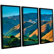 ArtWall Steve Ainsworth "Golden Hills" 3-Piece Floater-framed Canvas Set