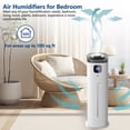 thumbnail image 2 of Humidificador KZF para habitación grande, dormitorio, 9 litros con humidistato, 2 of 7