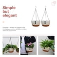 thumbnail image 3 of PAMINGONO 2Set Lightweight Hanging Pots for Indoor Plants Balcony Flower Pot 19.7X8.3X8.3in, 3 of 8