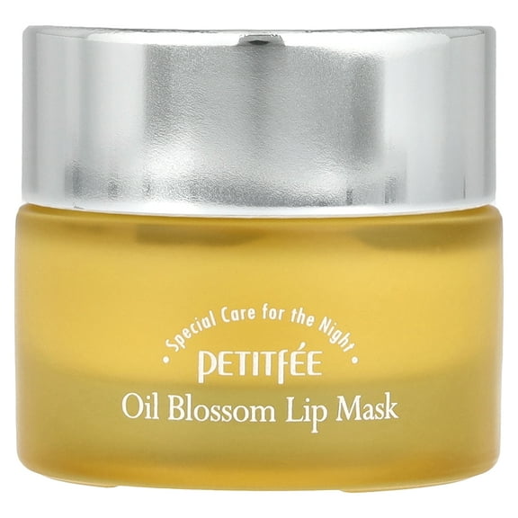 Petitfee Oil Blossom Lip Mask, Night Care, Sea Buckthorn Oil, 15 g