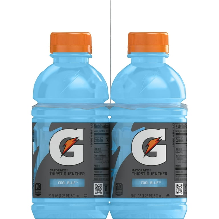 Bottiglia Isolante Gatorade Da Spremere 300 Ml - Blu Reale, Senza BPA, Doppia Parete - 2