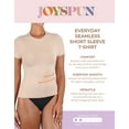 thumbnail image 6 of Joyspun Women's Everyday Seamless T-Shirt, Sizes S-3XL, 6 of 7