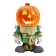 thumbnail image 1 of 1PC Halloween Miniature Pumpkin Figurines Mini Resin Pumpkin Ghost Ornaments Fairy Lighted Halloween Garden Adornments Pumpkin Doll with LED Lights for Outdoor Home Garden Decoration, 1 of 5