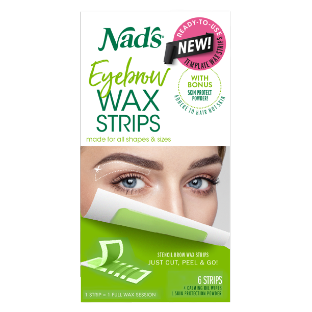Nad's Eyebrow Wax Strips (6 Count)