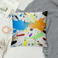 thumbnail image 2 of GOSMITH  Decorative Pillow Covers, Cushion Covers for Farmhouse Home Decor, Modern Abstract Art Colored Splashes of Ink, 2 of 5