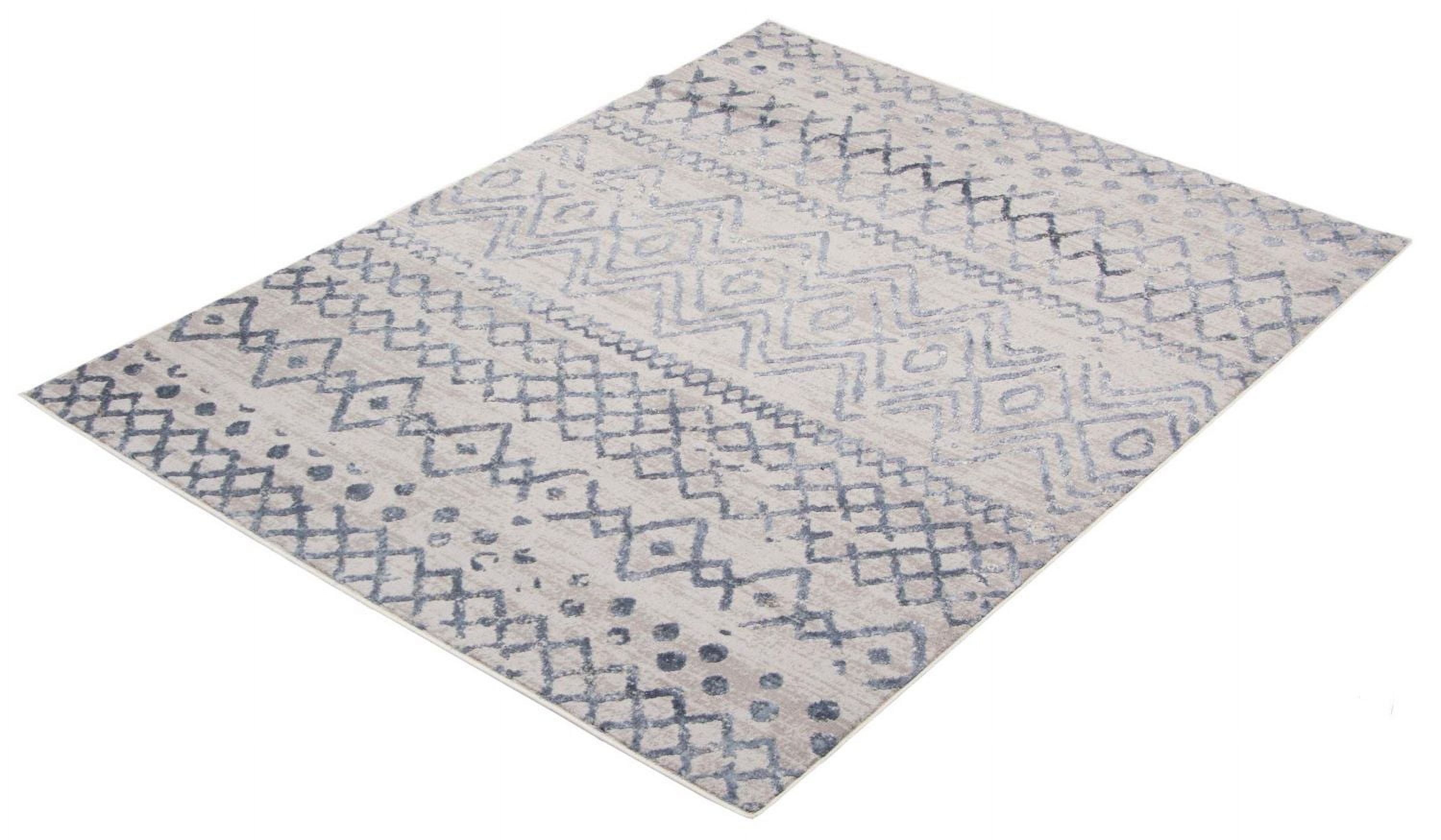 Ecarpet Geometric Indoor Area Rug Astrid Collection