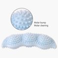thumbnail image 2 of Juguete para masticar perros Cepillo de dientes duradero Limpieza de dientes Juguetes interactivos (Azul) Sywqhk Libre de BPA, 2 of 8