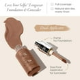 thumbnail image 3 of PÜR MINERALS 4-in-1 Love Your Selfie Longwear Foundation & Concealer Full Coverage, Hydrating Formula, Cruelty Free, 1.7 F. Oz.,Mocha/DPG1, 3 of 6