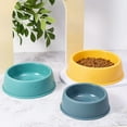 thumbnail image 6 of Round Shape Plastic Pet Food Water Feeding Bowl Dish, Blue, 6 of 10