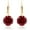 Red4, variant on Quality Jewels 14k Gold Earrings, Yellow Gold Dangle Earrings with Round Cubic Zirconia Stone and Easy-to-Use Secure Leverback Clasp
