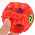 thumbnail image 3 of OULII Jouets pour Chiens à Mâcher Jouet Interactif Couineur en Plastique Rouge Jeu Indépendant 1Ensemble, 3 of 6