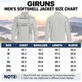 thumbnail image 7 of GIRUNS Men's Jacket Lightweight Softshell Zip Up Windbreaker Outdoor Casual Hiking Coat Light Gray 2XL, 7 of 7