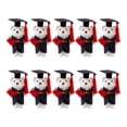 thumbnail image 4 of 10 osos de peluche de graduación para regalar, pequeños osos suaves para la temporada de graduación, mini animales de peluche para decorar ramos., 4 of 5