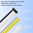 thumbnail image 4 of Adjustable LED Clip Desk Lamp USB Powered Caring Light With 3 Color Foldable Design For Study Bedroom & (Black 13W), 4 of 9