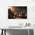 thumbnail image 2 of ARTCANVAS The Sortie From Gibraltar 1788 Canvas Art Print by John Trumbull - Size: 26" x 18" (1.50" Deep), 2 of 9