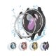 thumbnail image 1 of wonima02 [4+4 Pack Bling Case for Samsung Galaxy Watch 7 Screen Protector 40mm, Tempered Glass Glitter Diamond Bumper Face Cover for Galaxy Watch 7 Accessories 40mm Galaxy Watch Case for Women, 1 of 1