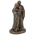 thumbnail image 4 of Veronese Design Holy Family Miniature Statue Antique Bronze Finish Resin 3.38 Inch, 4 of 5