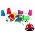 thumbnail image 3 of Juegos de tazas rápidas para niños, juego clásico de vasos apilables de velocidad para niños, vaso apilable volador, juego interactivo para padres e hijos, 3 of 6