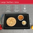 thumbnail image 3 of Classic Cuisine 24x17 Large Stainless-Steel Electric Warming Tray, 3 of 7