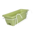thumbnail image 1 of Maceta colgante shamjiam Verde claro para flores con bandeja desmontable, 1 of 8