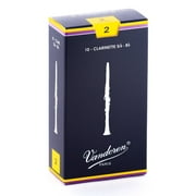 Vandoren Bb Clarinet Traditional Reeds Strength #2; Box of 10