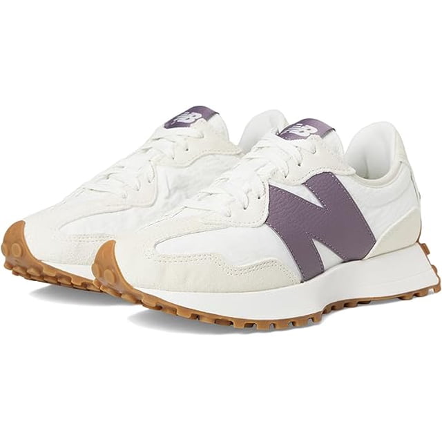 New Balance Chaussures de Course 327 pour Femmes en Lin/sel de Mer/vin Glace Foncé
