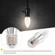 thumbnail image 4 of 2pcs Chandelier Light Bulb E27 Base Candelabra Light Bulb 5w Decorative Bulb, 4 of 4