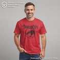 thumbnail image 2 of Men's ThunderCats Circle Logo  Graphic Tee Red Heather Small, 2 of 11