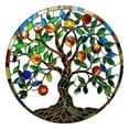thumbnail image 1 of Tree of Life Stained Window Hanging Panel for Home Porch Kitchen Bedroom Inspirational Tree Design Green Translucent Acrylic Window Art Suncatcher, 1 of 5