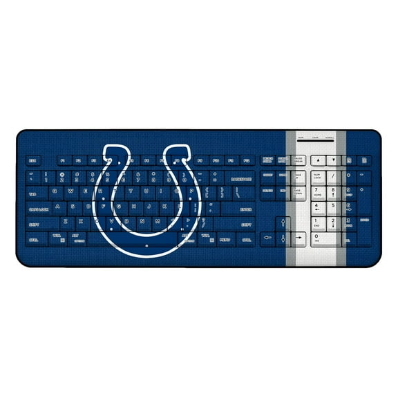 Indianapolis Colts Stripe Wireless Keyboard
