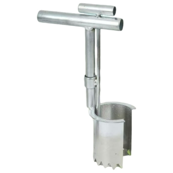 BLEEUS Plant And Fruit Tree Seedling Transplanter Metal Garden Barrel Transplanter Garden tools