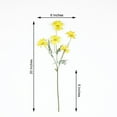 thumbnail image 3 of Efavormart 6 Bushes - 20" Yellow Daisy Flower Spray, Artificial Flowers Bouquet - Perfect for Table, Banquet, Wedding, Office, Events, Centerpieces, Chairs, Arches, Backdrops, Stage Decor, 3 of 11