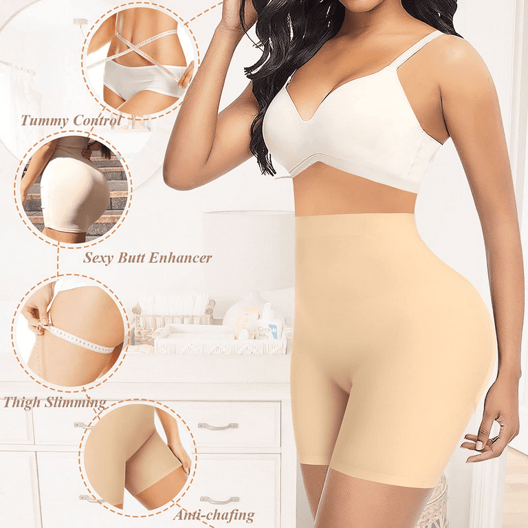 AQUTA Butt Lifter for Women Seamless Shapewear Padded Tummy Control Panties  Waist Trainer Body Shaper Hip Enhancer Underwear 