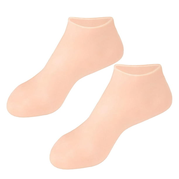 CALCETINES DE GEL DE SILICONA SUAVE PARA LOS DEDOS DEL PIE Protector Protector Cuidado Protector - Piel XL