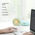 thumbnail image 3 of Needhep Portable Standing Bladeless Fan,Bladeless Fan Small, Office Desk Fans Small Quiet, Bedroom Cooling Fan, Outdoor Fan Portable (Mint Green), 3 of 6
