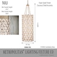 thumbnail image 6 of N1866-760-Minka Metropolitan-Niu - 12 Light Foyer-63.63 Inches Tall and 20 Inches Wide, 6 of 7