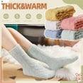 thumbnail image 2 of Holzlrgus Womens Fuzzy Socks Soft Cozy Fluffy Slipper Socks Winter Warm Plush Sleeping Christmas Socks, 2 of 6
